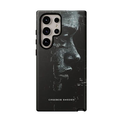 Monochrome Bloom Samsung S24 - Tough Phone Case