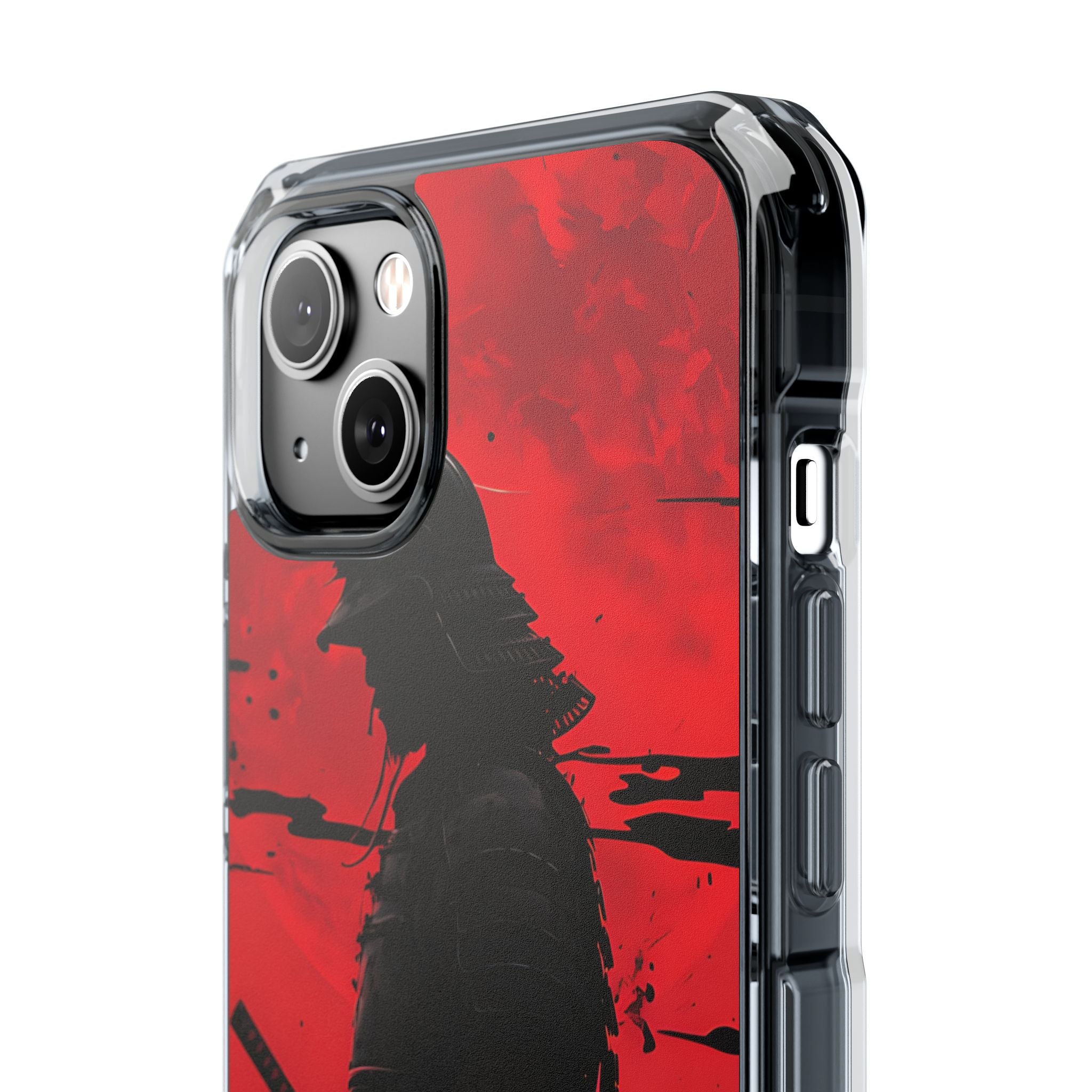 Red Samurai Shadow iPhone Case - Impact