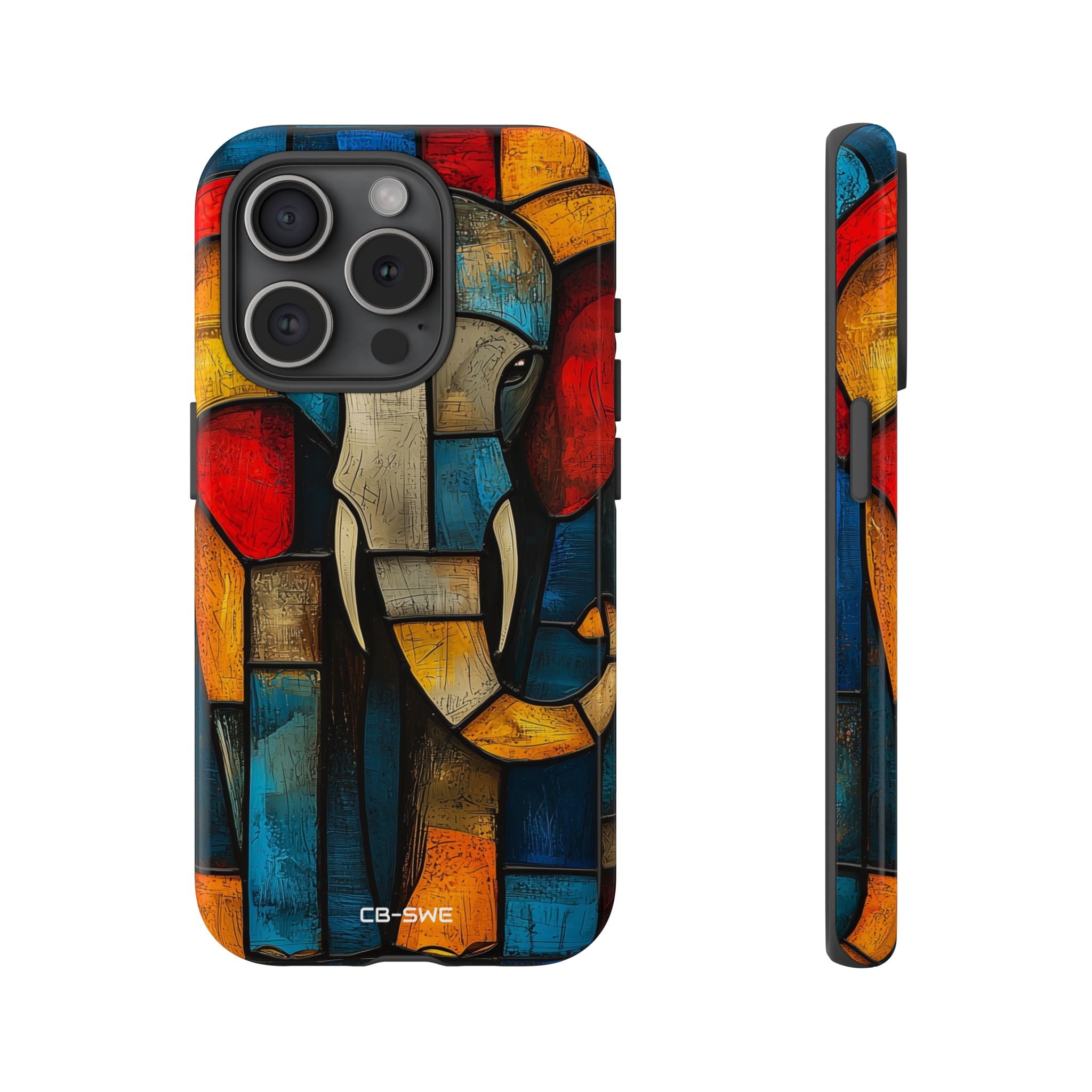 Elephant Shapes Dance - iPhone Case