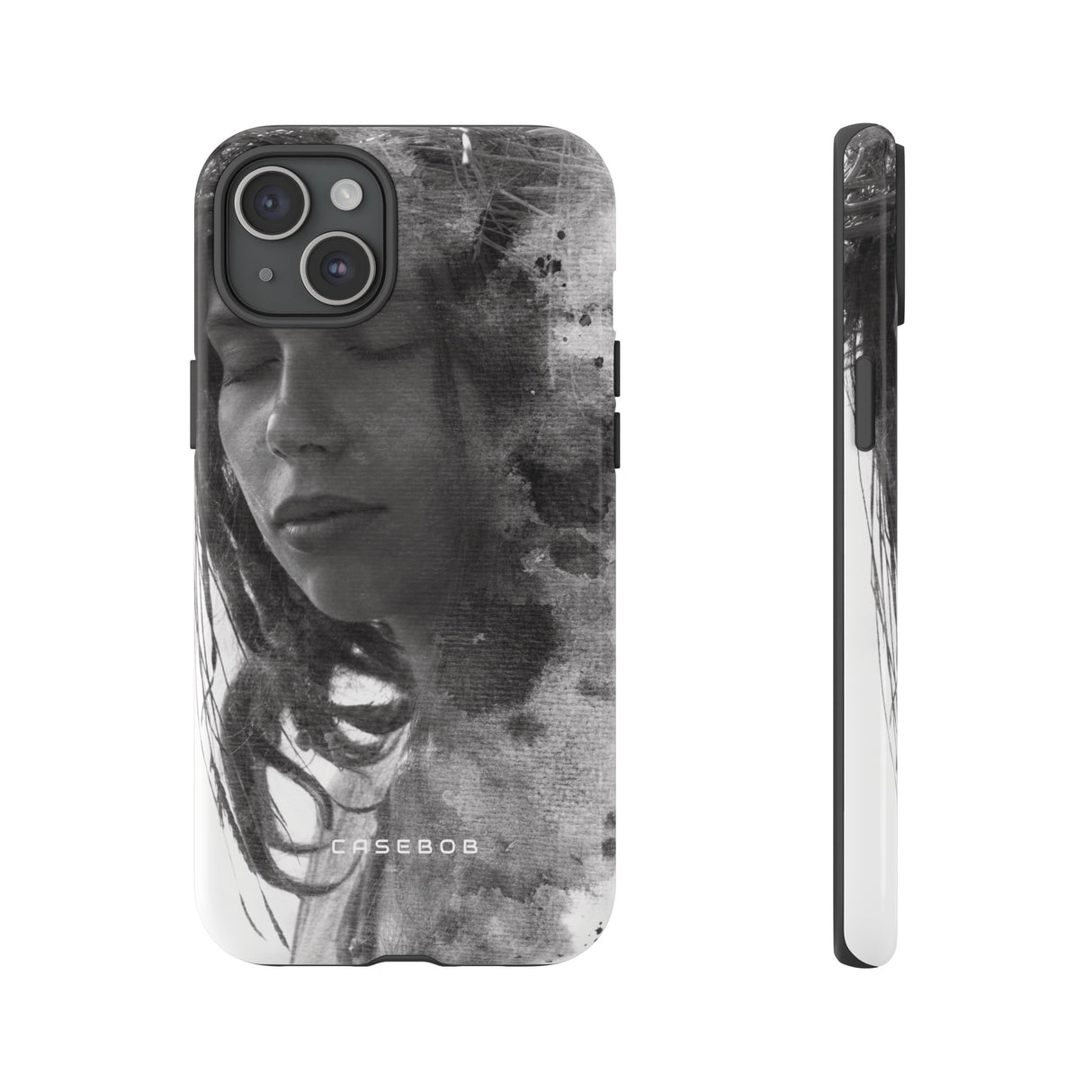 Portrait Lady Phone Case - Protective Phone Case