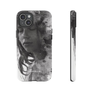 Portrait Lady Phone Case - Protective Phone Case