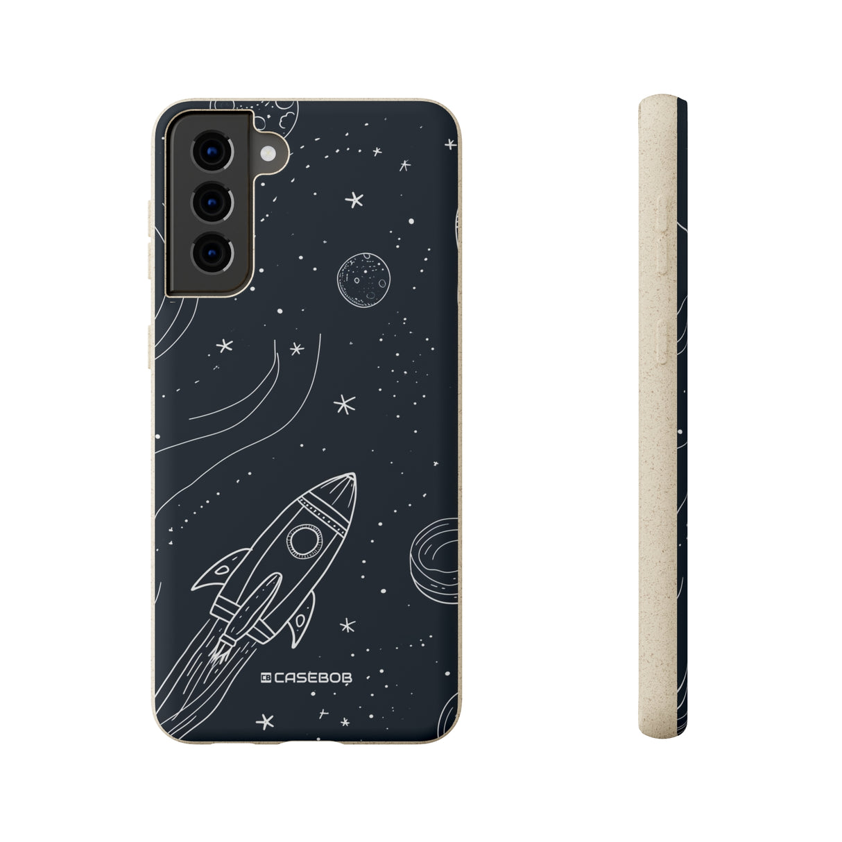 Cosmic Doodle Adventure | Biodegradable Phone Case