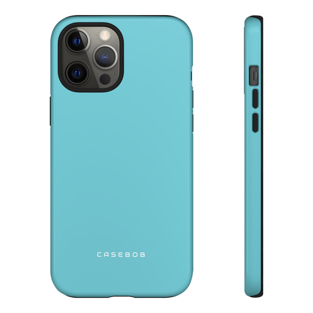 Cyan Blue - Protective Phone Case - Protective Phone Case