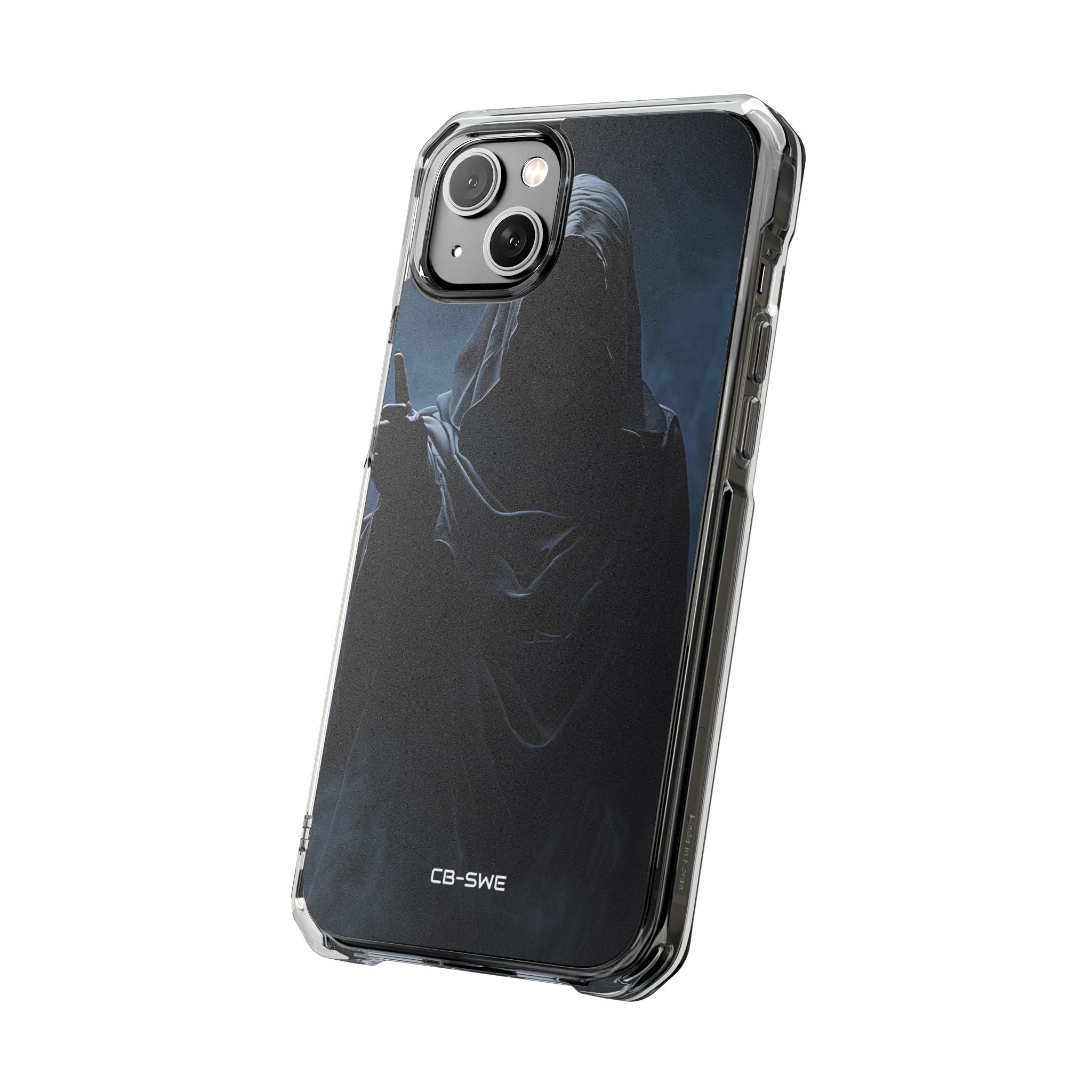 Spectral Guardian Warning iPhone Case - Impact