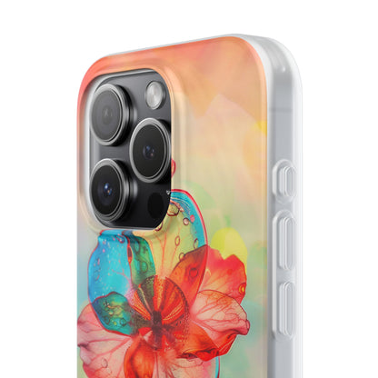 Ethereal Glass Flower iPhone 15 - Flexi Phone Case