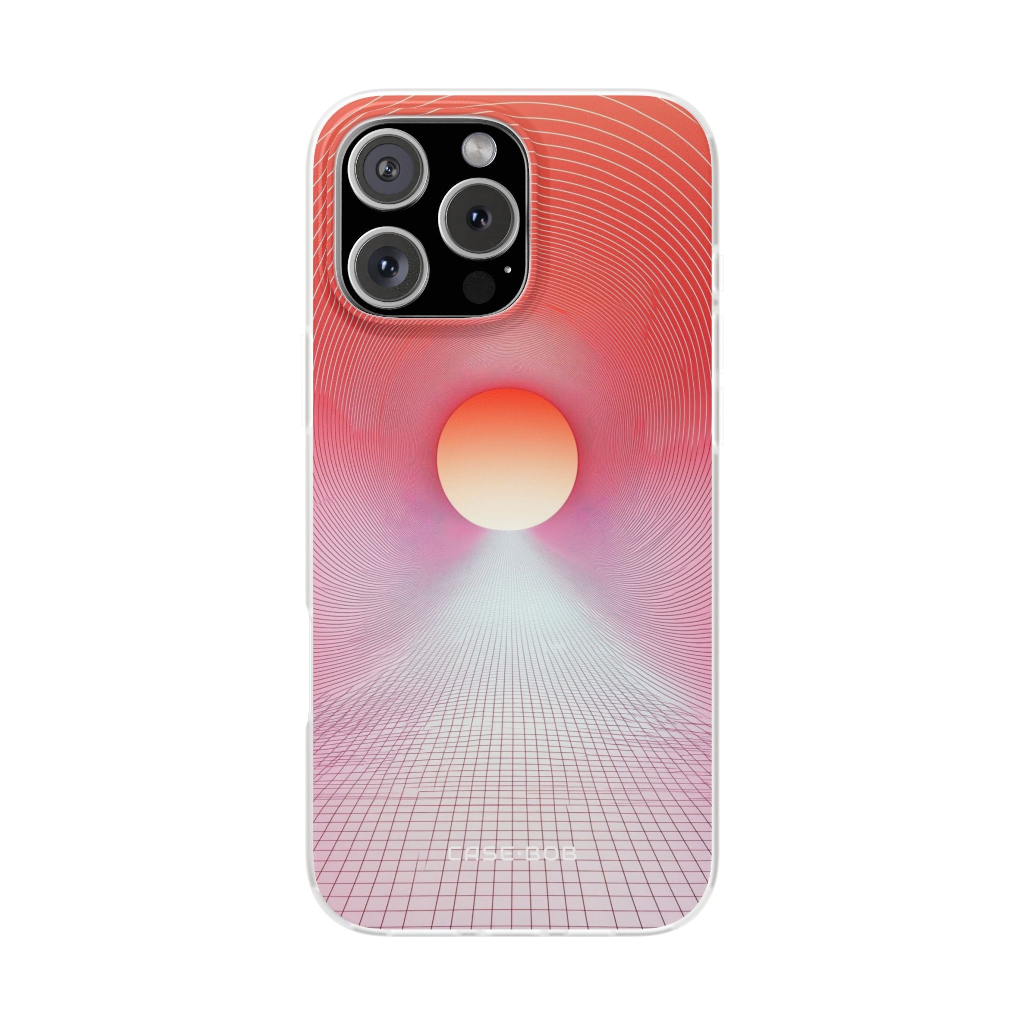 Orange Portal iPhone 16 Pro Max Case - Soft