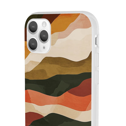 Earth Tone Pattern | Phone Case for iPhone (Flexible Case)