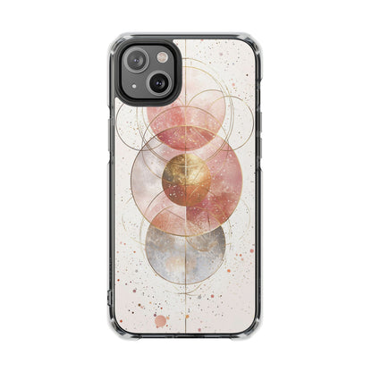 Circle Envelops Light iPhone Case - Impact