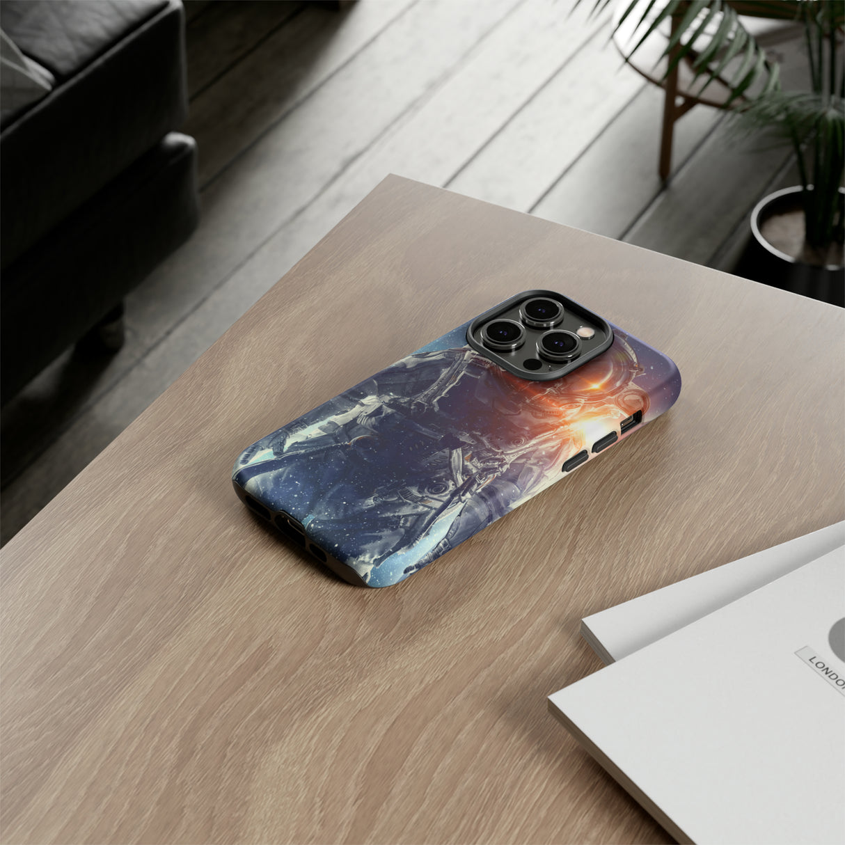 Astronaut in space - Protective Phone Case