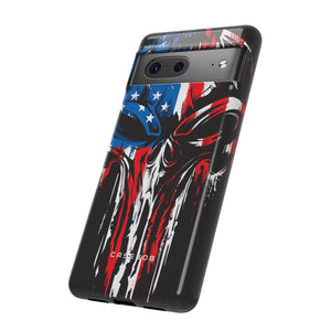 Military Grunge Skull Patriotic - Protective Phone Case