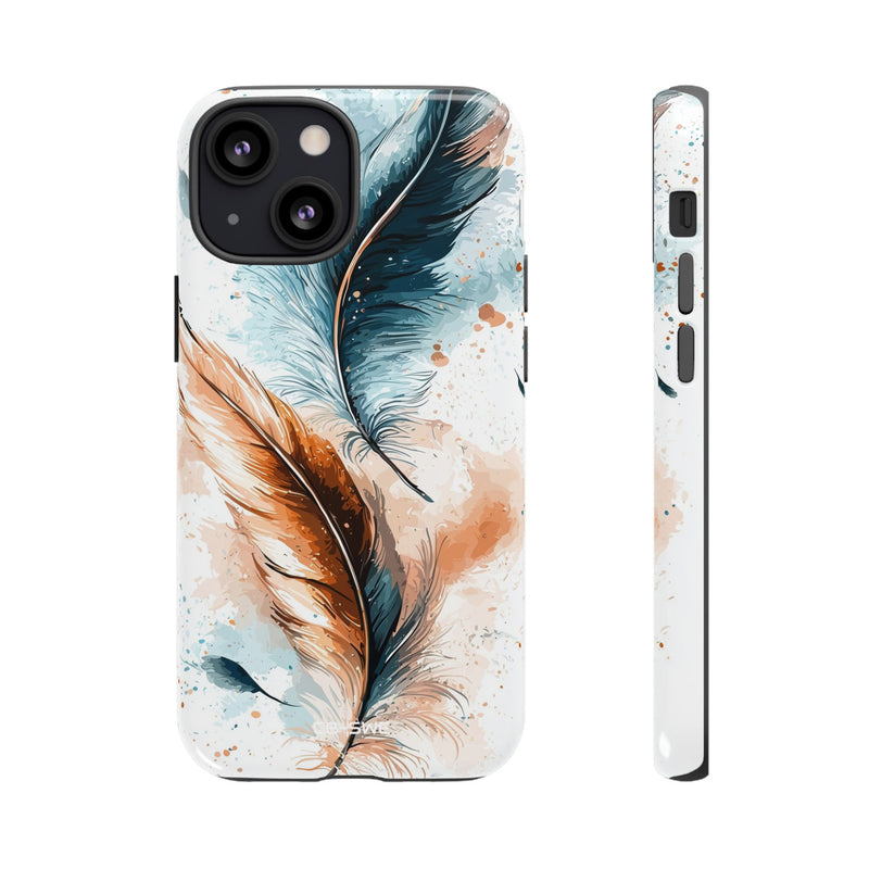 Feathers Dance Lightly - iPhone Case