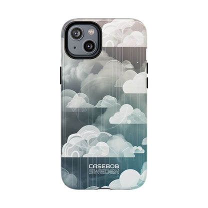 Silver Dream Clouds iPhone 14 - Tough+