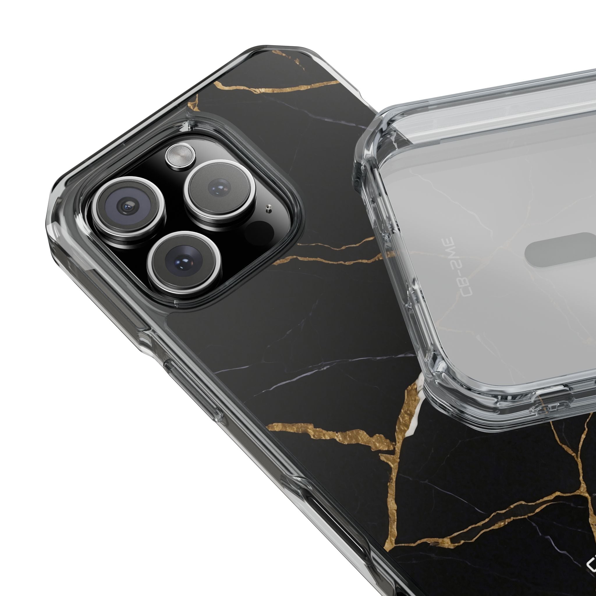 Golden Veins Emerge iPhone Case - Impact