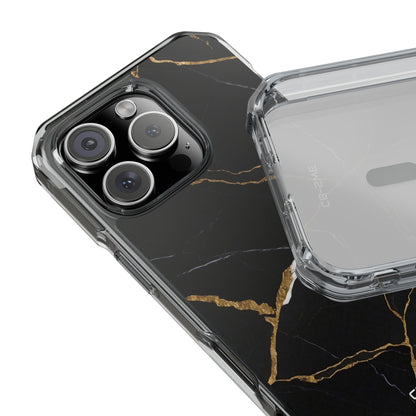 Golden Veins Emerge iPhone Case - Impact