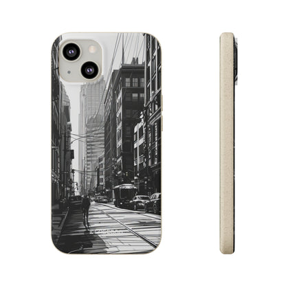 Noir Urban Serenity | Biodegradable Phone Case