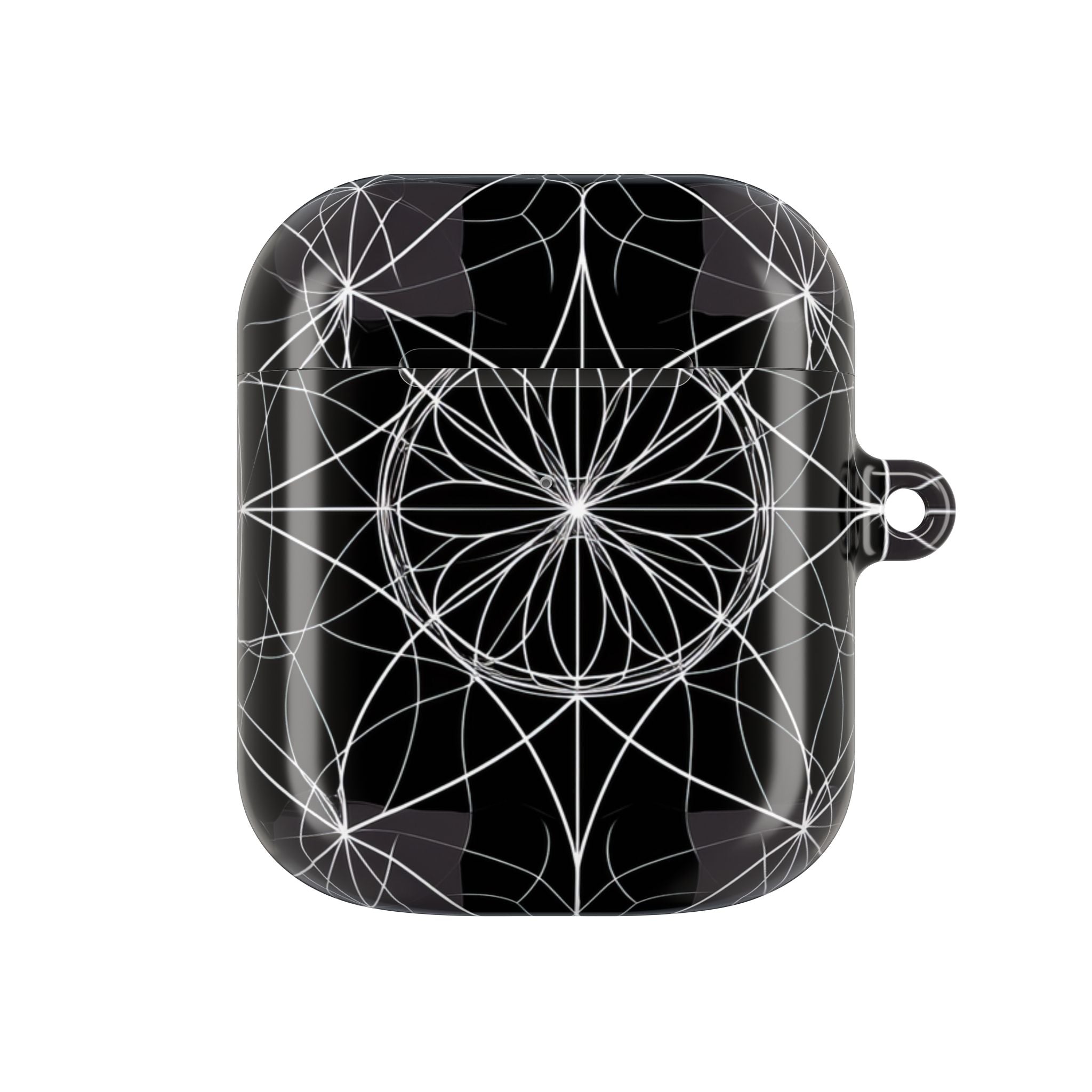 White Mandala Radiance - AirPods Case