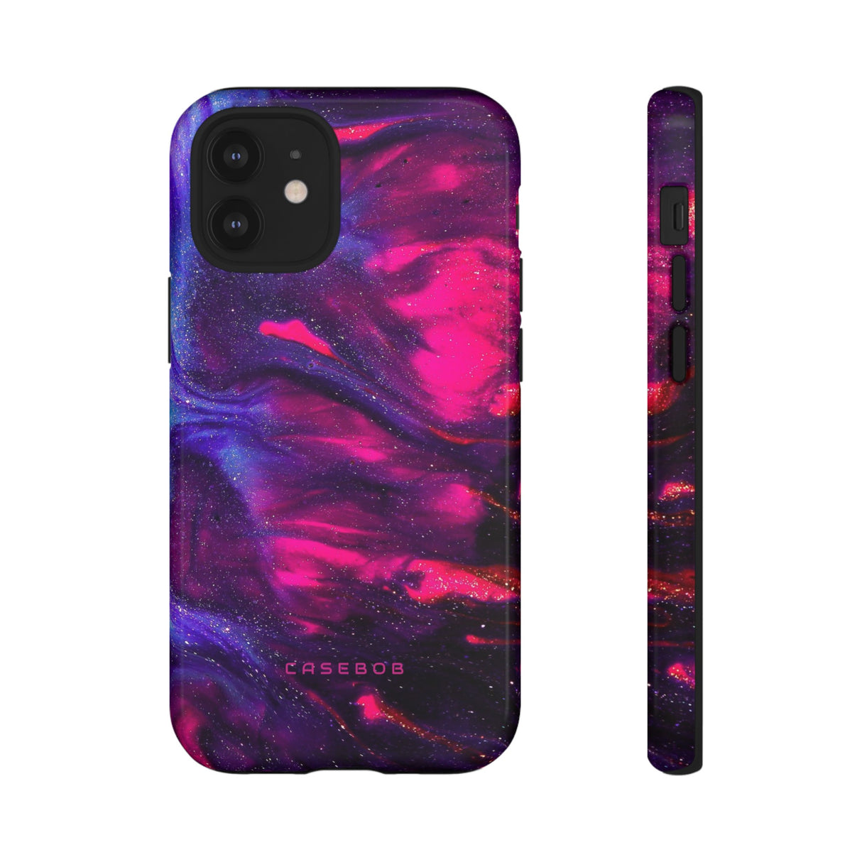 Deep Purple Ink Art - Protective Phone Case