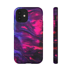 Deep Purple Ink Art - Protective Phone Case