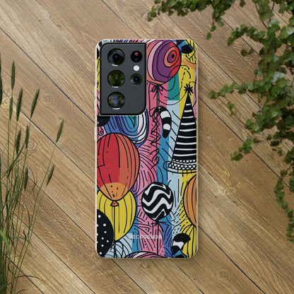 Vibrant Party Whimsy | Biodegradable Phone Case