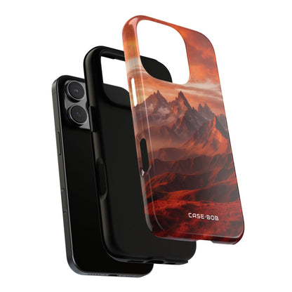 Fiery Peaks iPhone 16 Pro Case - Tough