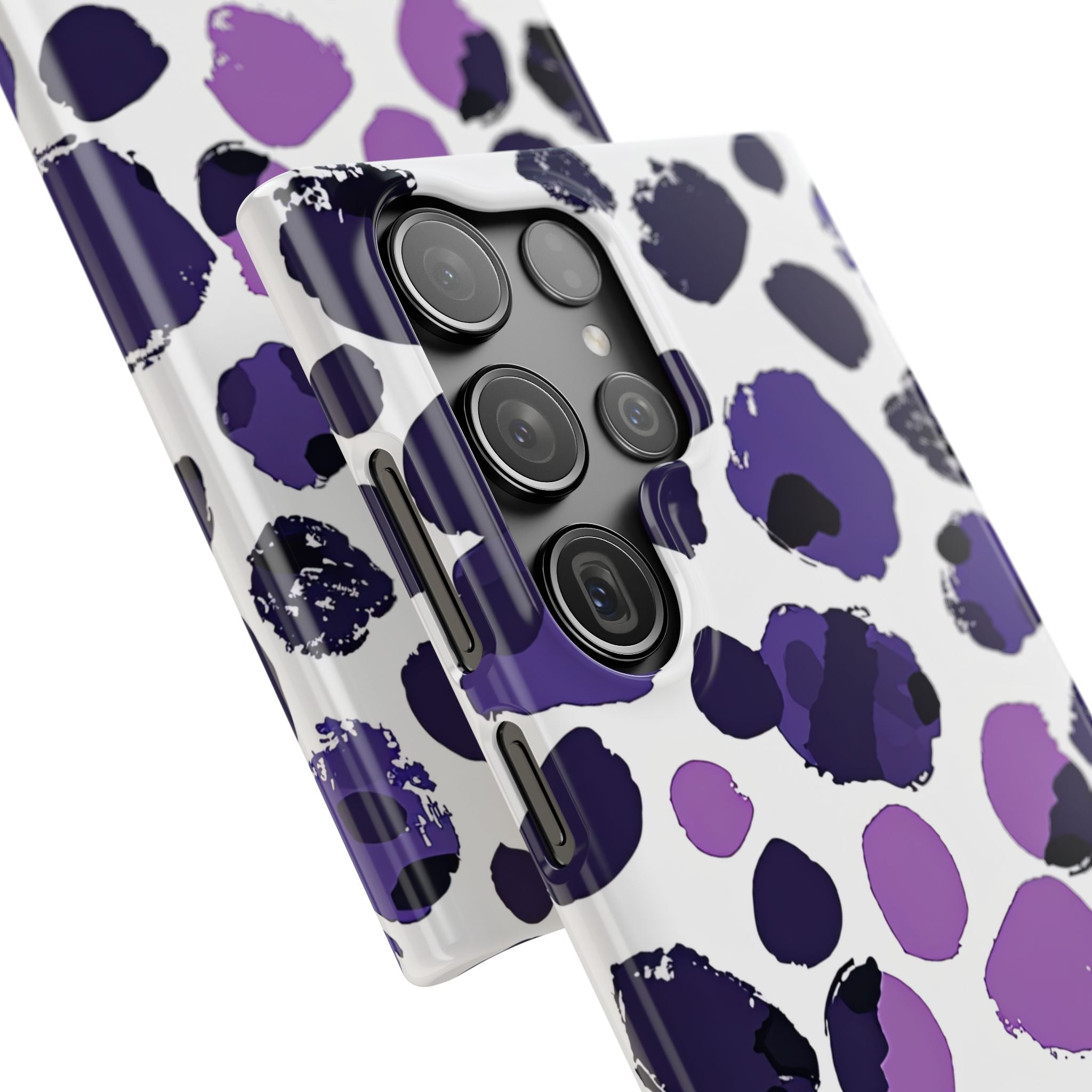 Purple Inkblots Samsung S23 - Slim Phone Case