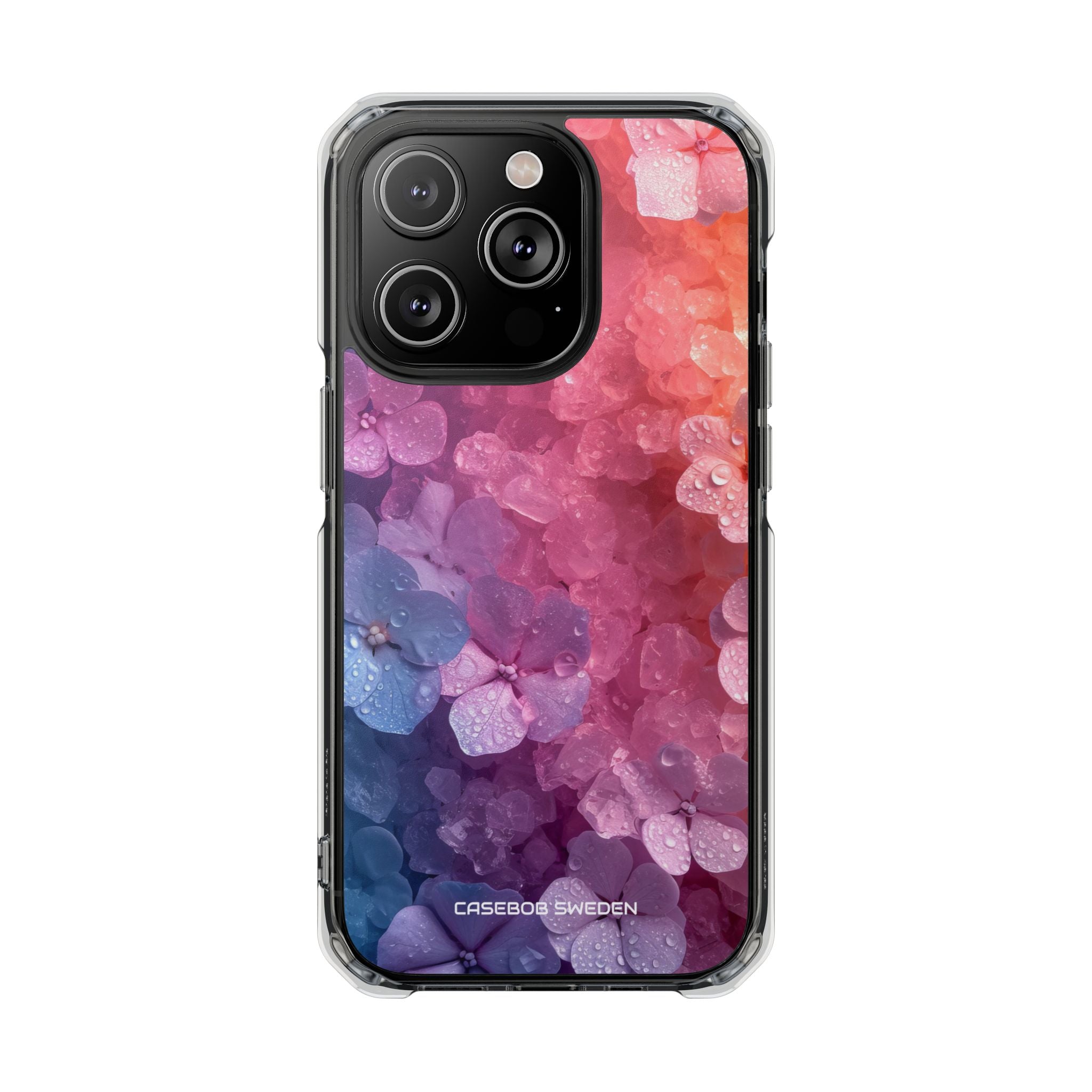 Floral Chill Blooms - Clear Impact iPhone 14 Phone Case