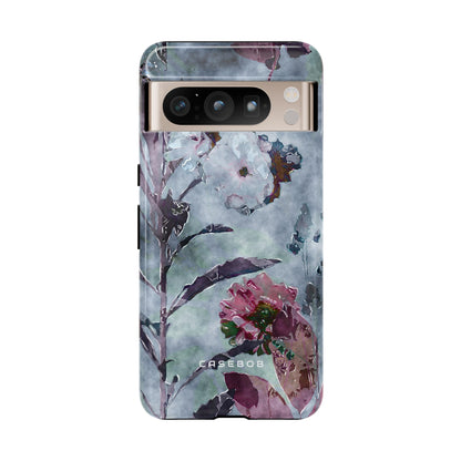 Monochrome Roses, Peonies & Asters - Protective Phone Case