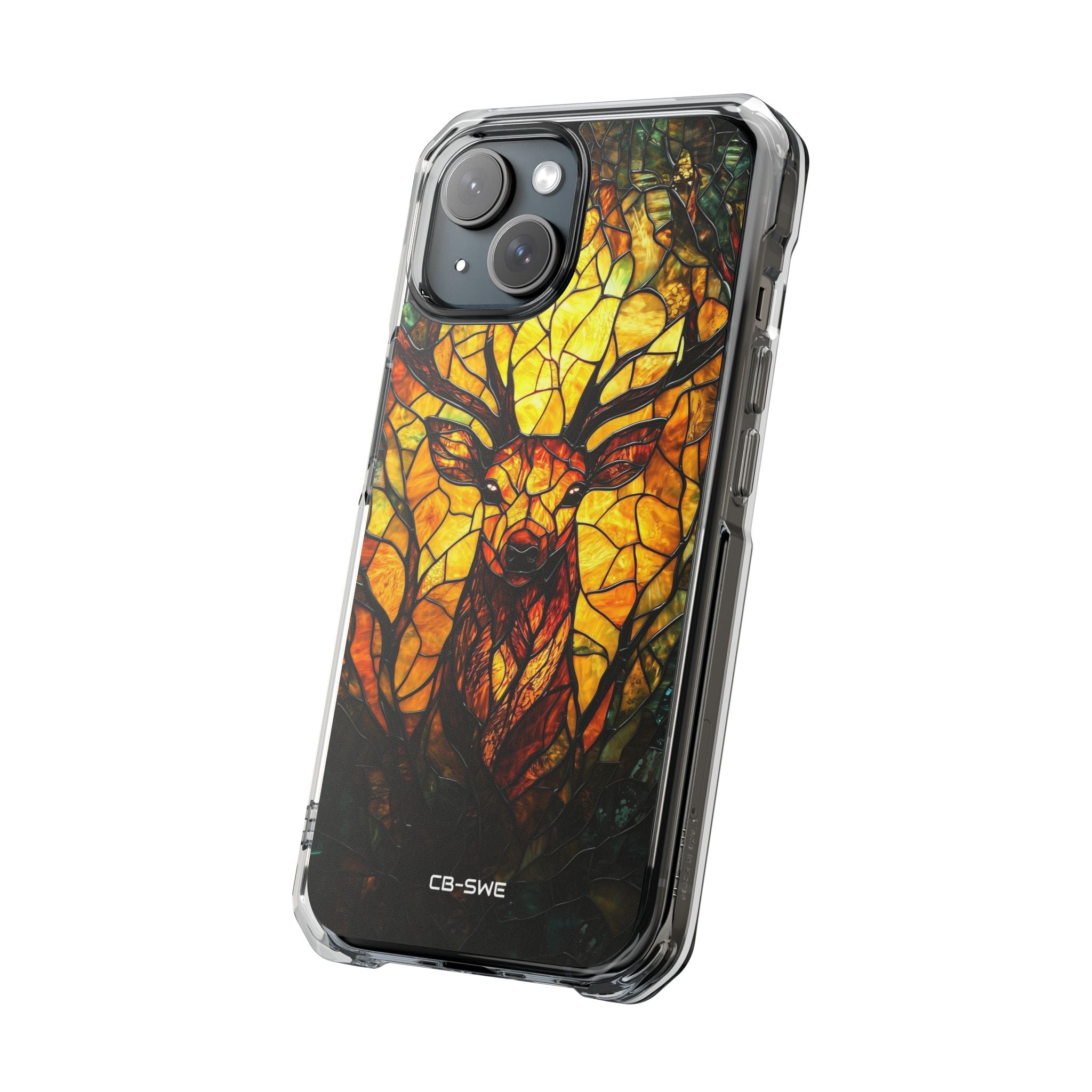 Glowing Stag Emerges iPhone Case - Impact