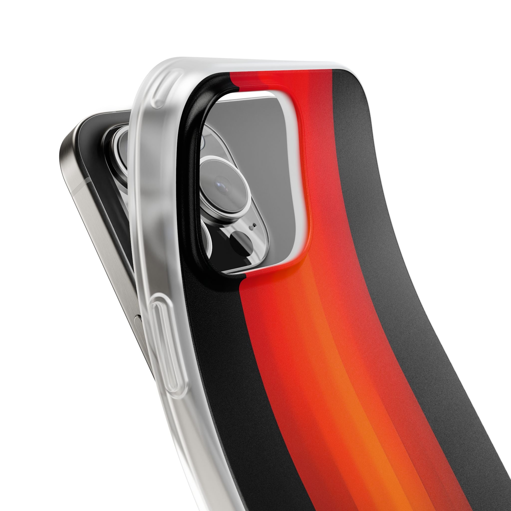 Crimson Column iPhone 16 Pro Max Case - Soft