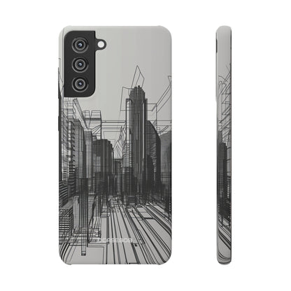 Urban Wireframe | Slim Phone Case for Samsung