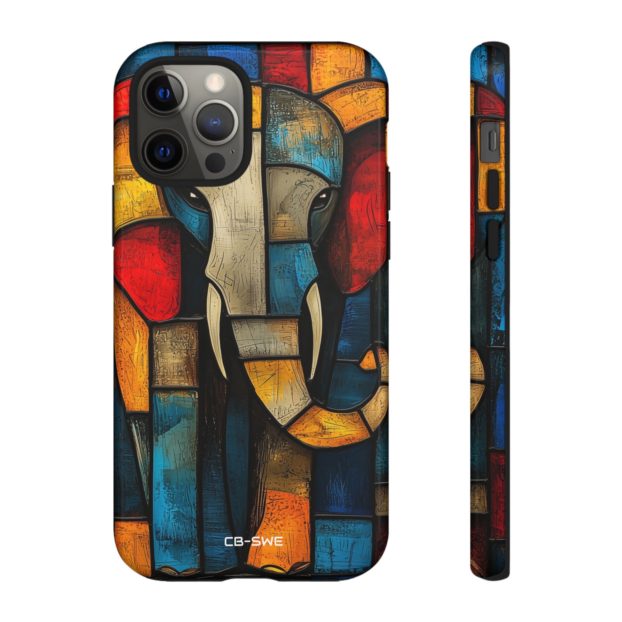 Elephant Shapes Dance - iPhone Case