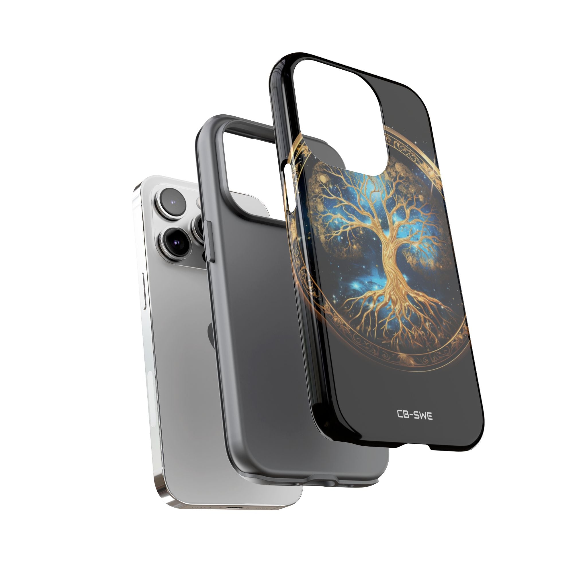 Cosmic Tree Radiance - iPhone Case