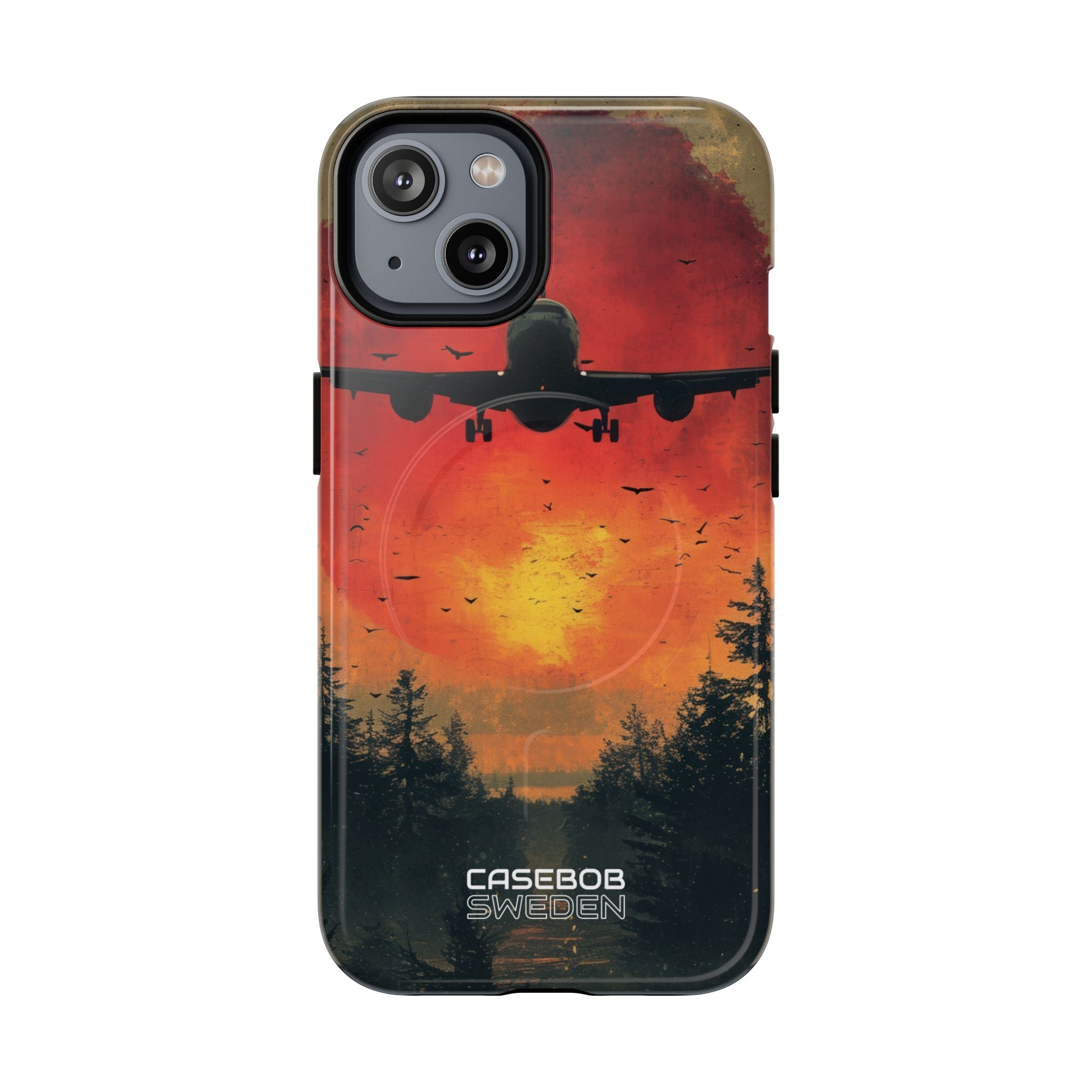 Crimson Sky Flight iPhone 14 - Tough+
