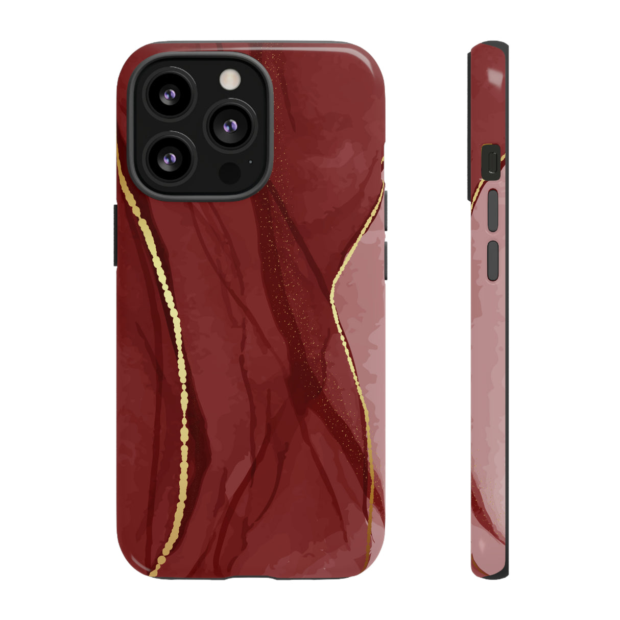 Dark Red - Protective Phone Case