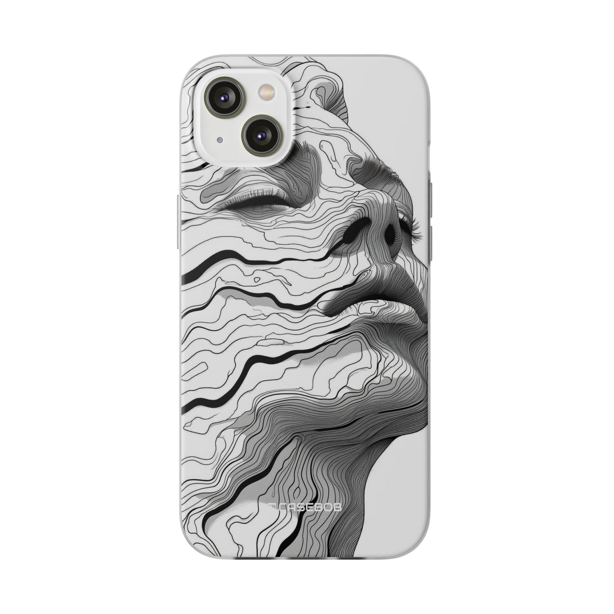 Topographic Serenity | Flexible Phone Case for iPhone