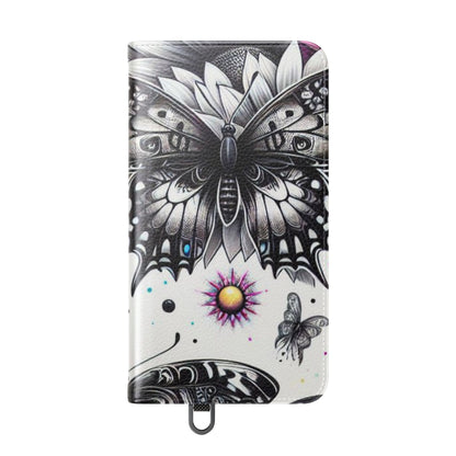 Monochrome Flutter - Samsung S24 Case - Wallet