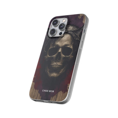 Gothic Skull Crown iPhone 14 Pro Max Case - Soft