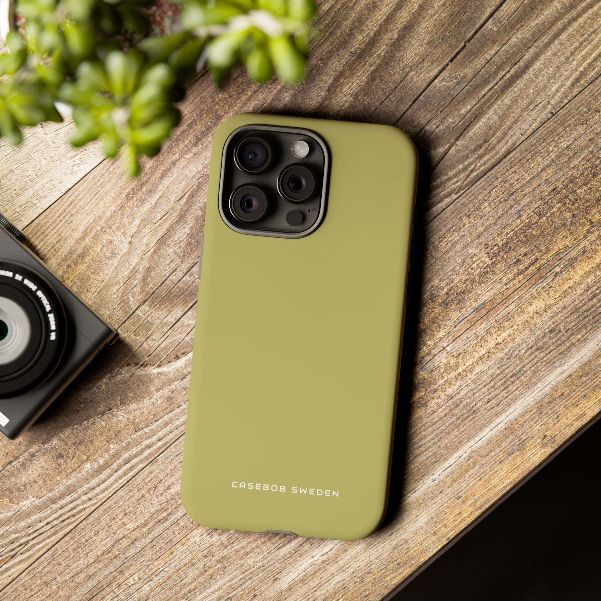 Dark Khaki iPhone 15 - Tough Phone Case