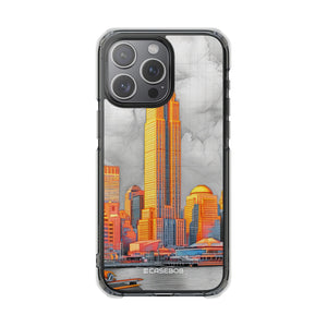 Urban Radiance - Phone Case for iPhone (Clear Impact - Magnetic)