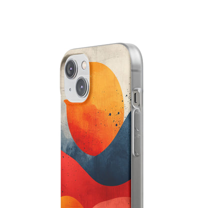 Sunburst Waves - Flexi iPhone 14 Phone Case