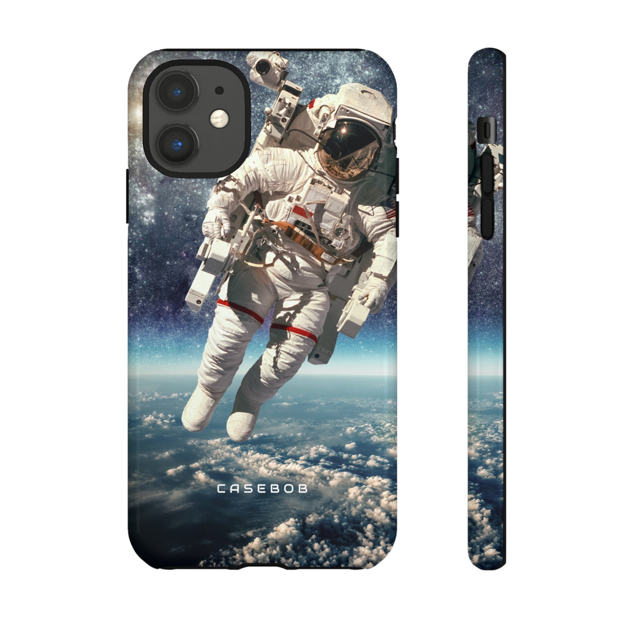 Astronaut in outer space - Protective Phone Case