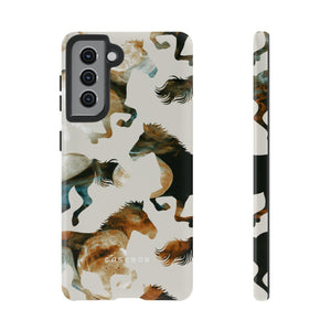 Tie Dye Horses - Protective Phone Case