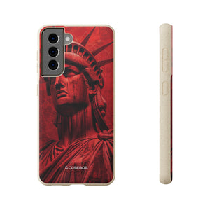 Red Liberty Revolution | Biodegradable Phone Case