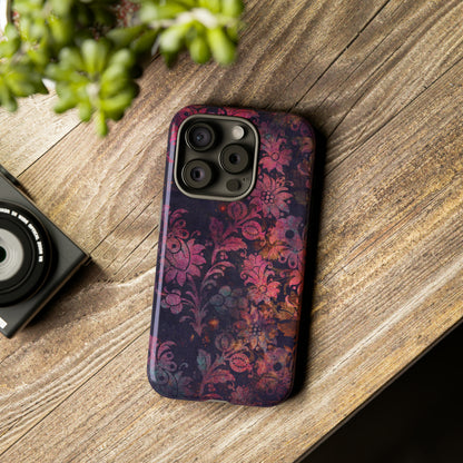 Grungepa Gothic Flower - Protective Phone Case