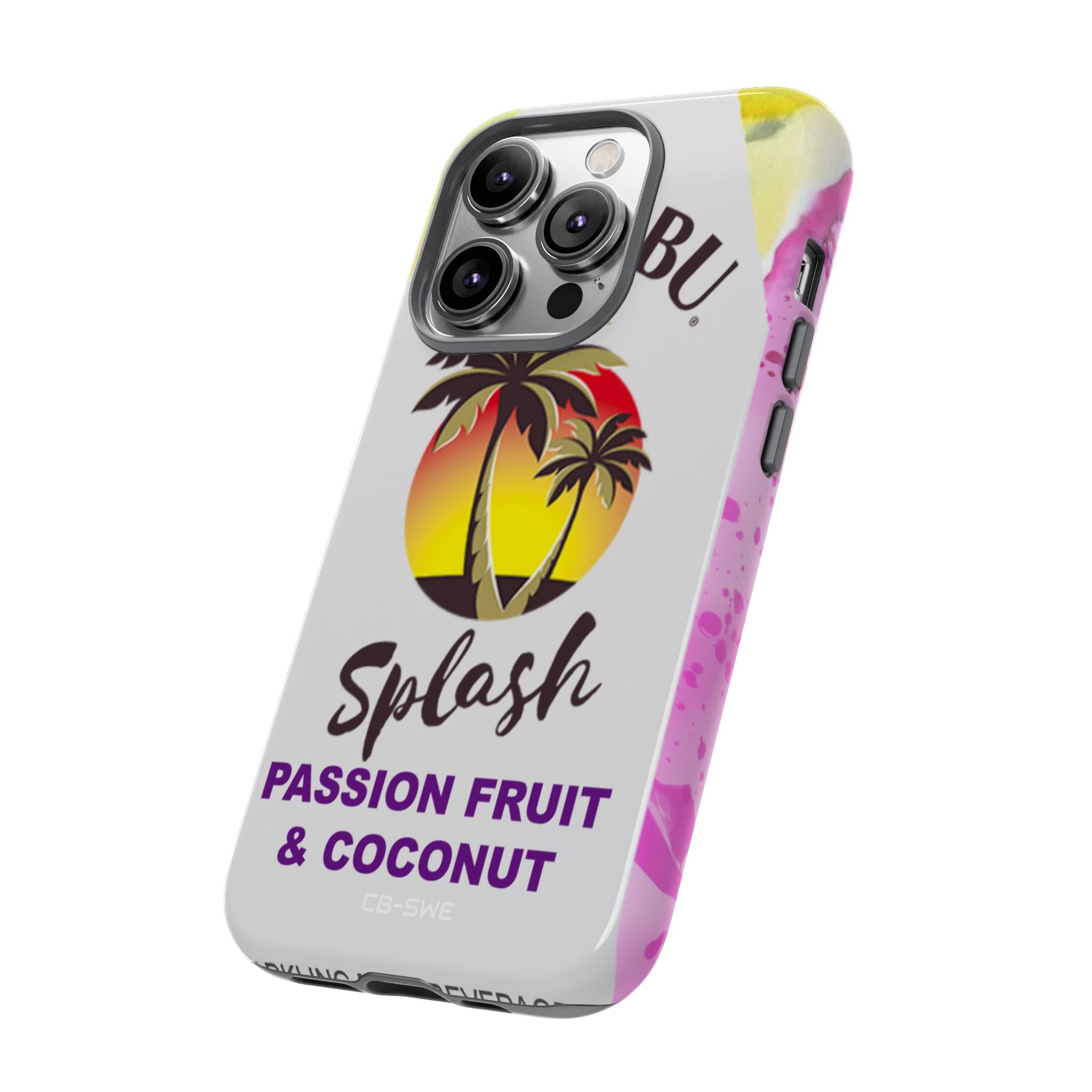 Tropical Sunset Splash - iPhone Case
