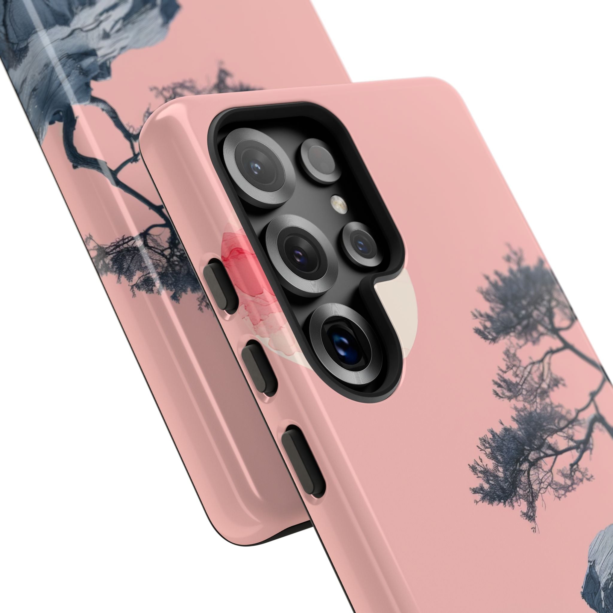 Crimson Moon Tree Samsung S25 Ultra Case - Tough