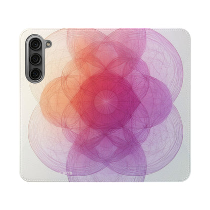 Flower Glow - Samsung S23+ Case - Wallet