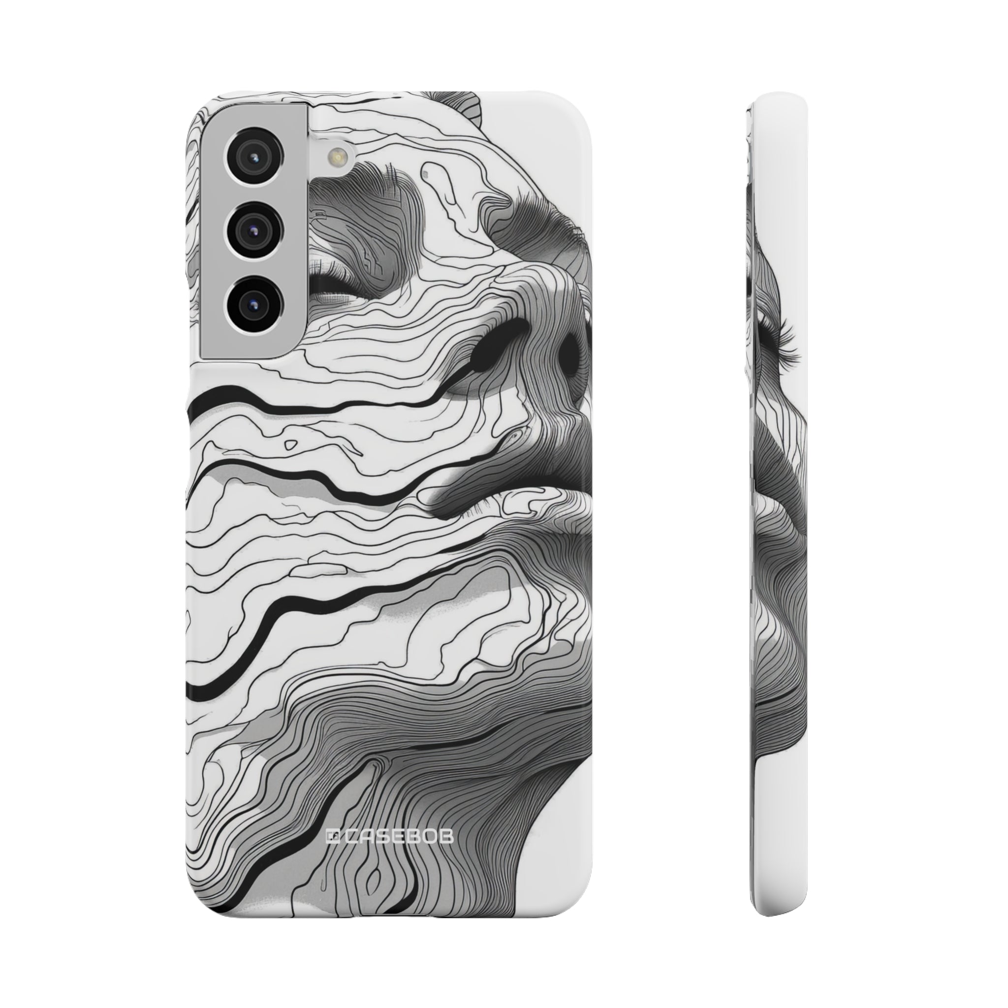 Topographic Serenity | Slim Phone Case for Samsung