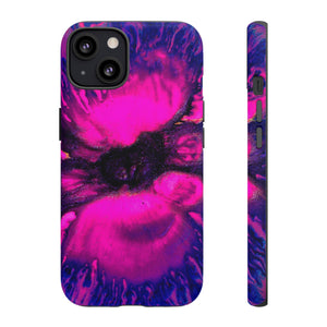 Deep Pink Ink Art iPhone Case (Protective) iPhone 13 Matte Phone Case