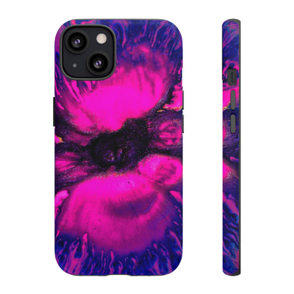 Deep Pink Ink Art iPhone Case (Protective) iPhone 13 Matte Phone Case